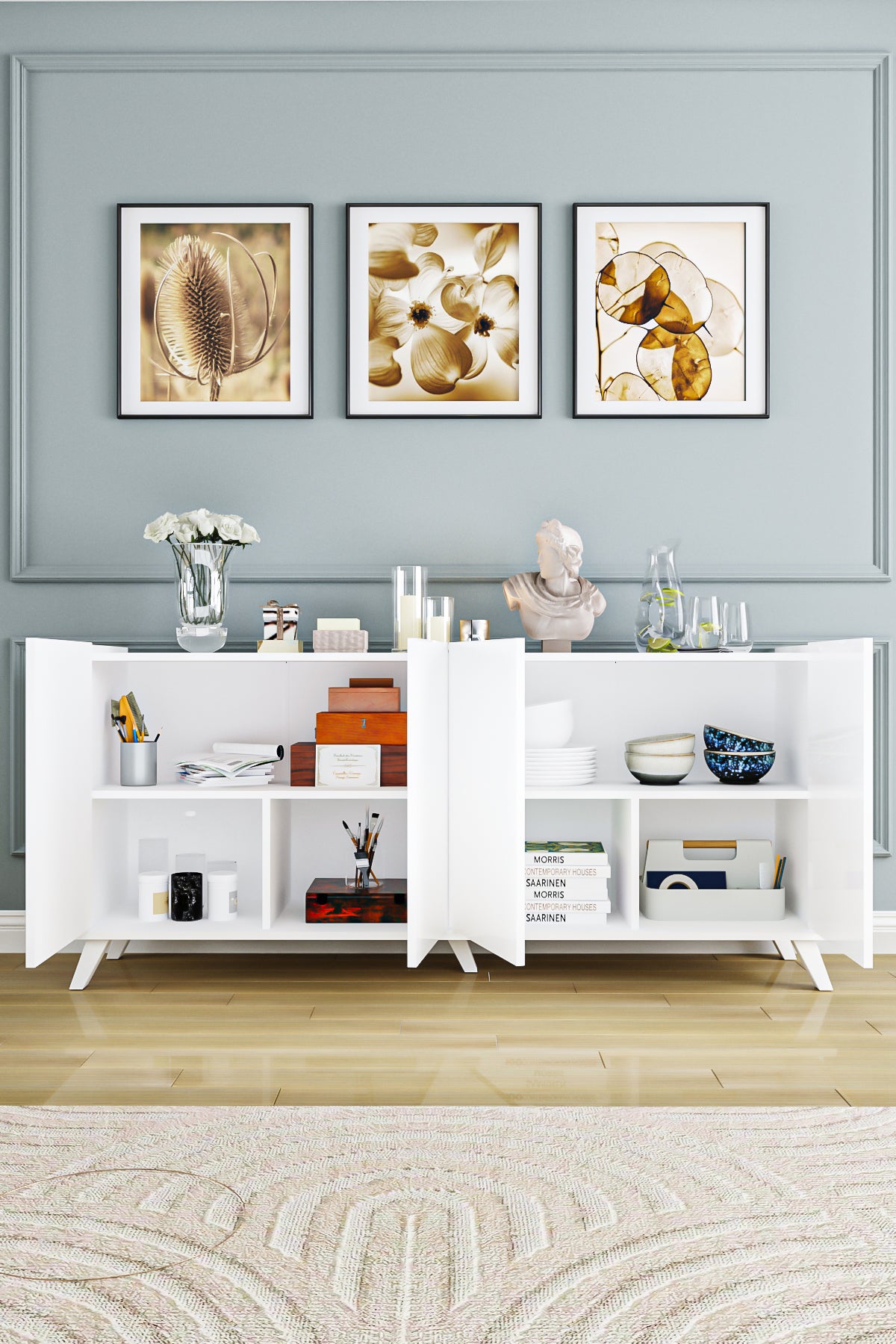 Aparador consola okazo blanco