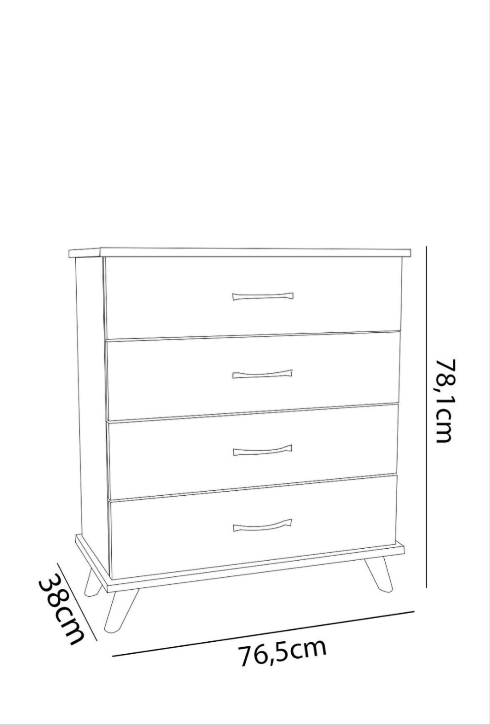 Cómoda cajonera Okazo de gran calidad – Diseño, estilo y el mejor precio