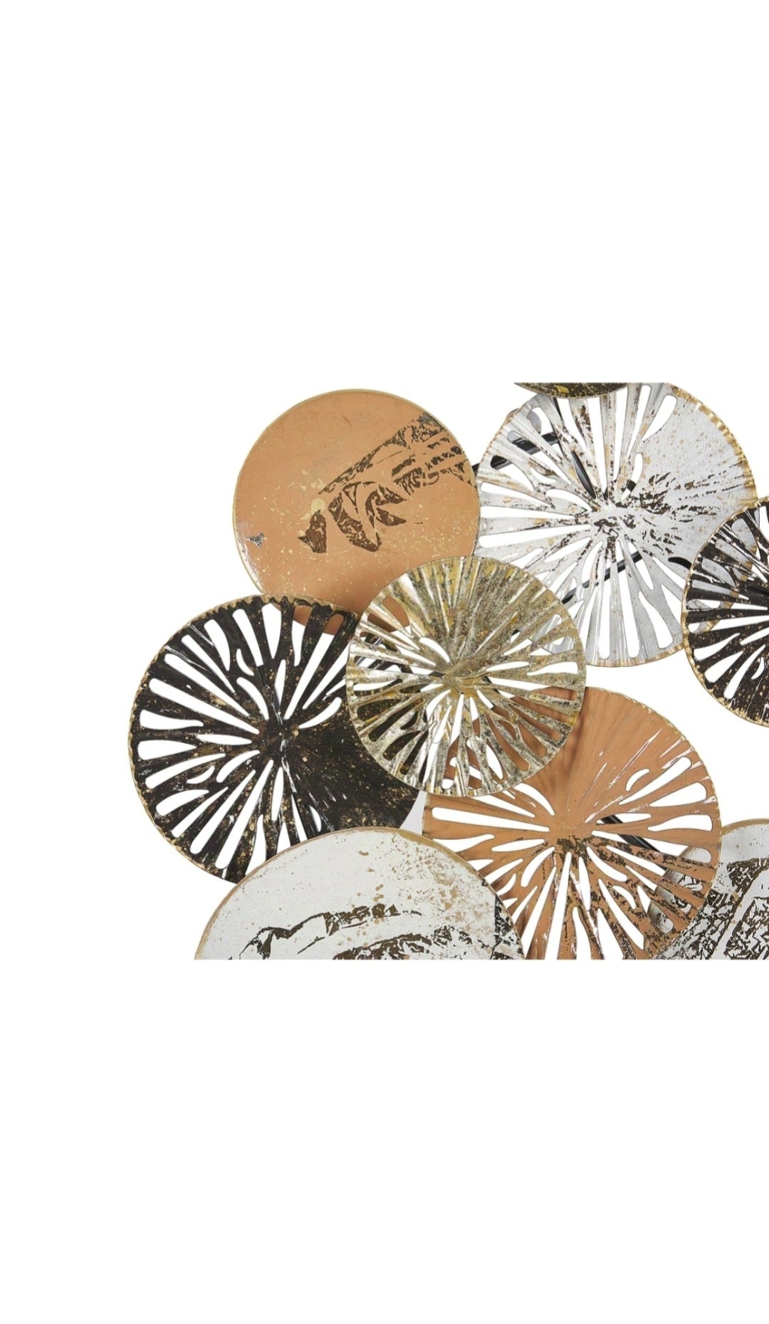 Decoración de pared dorado/ cobrizo