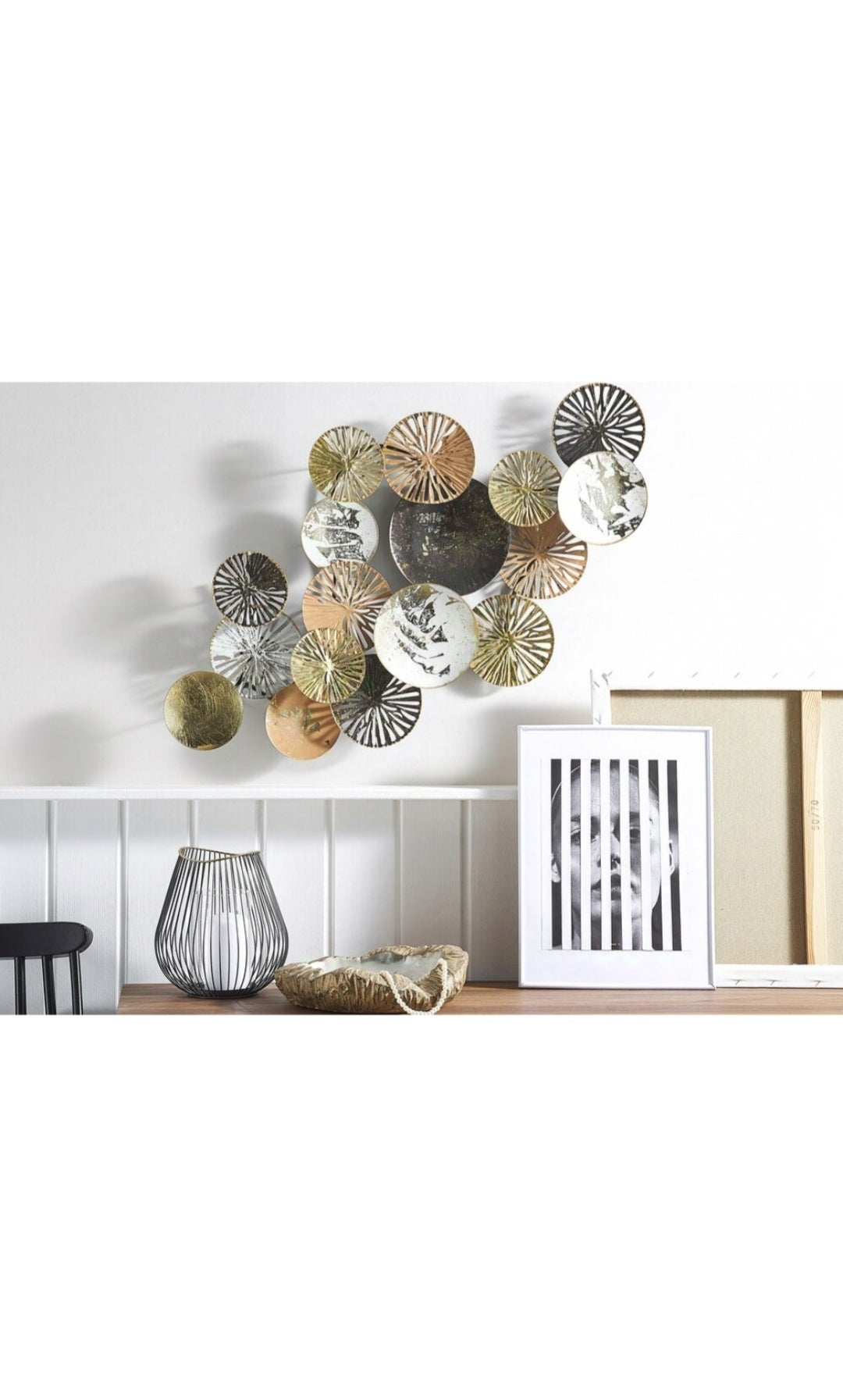 Decoración de pared dorado/ cobrizo