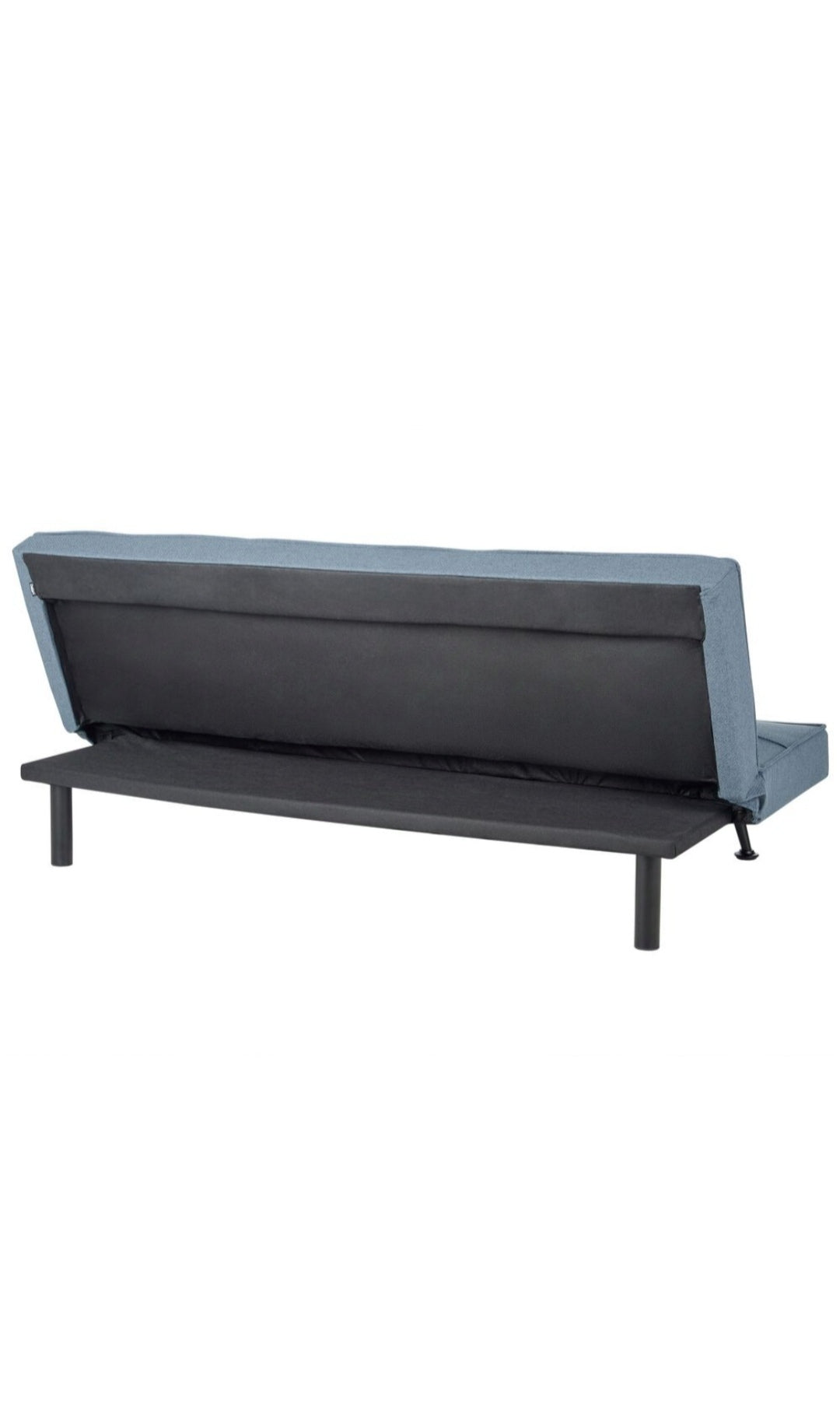 Sofá cama tela azul