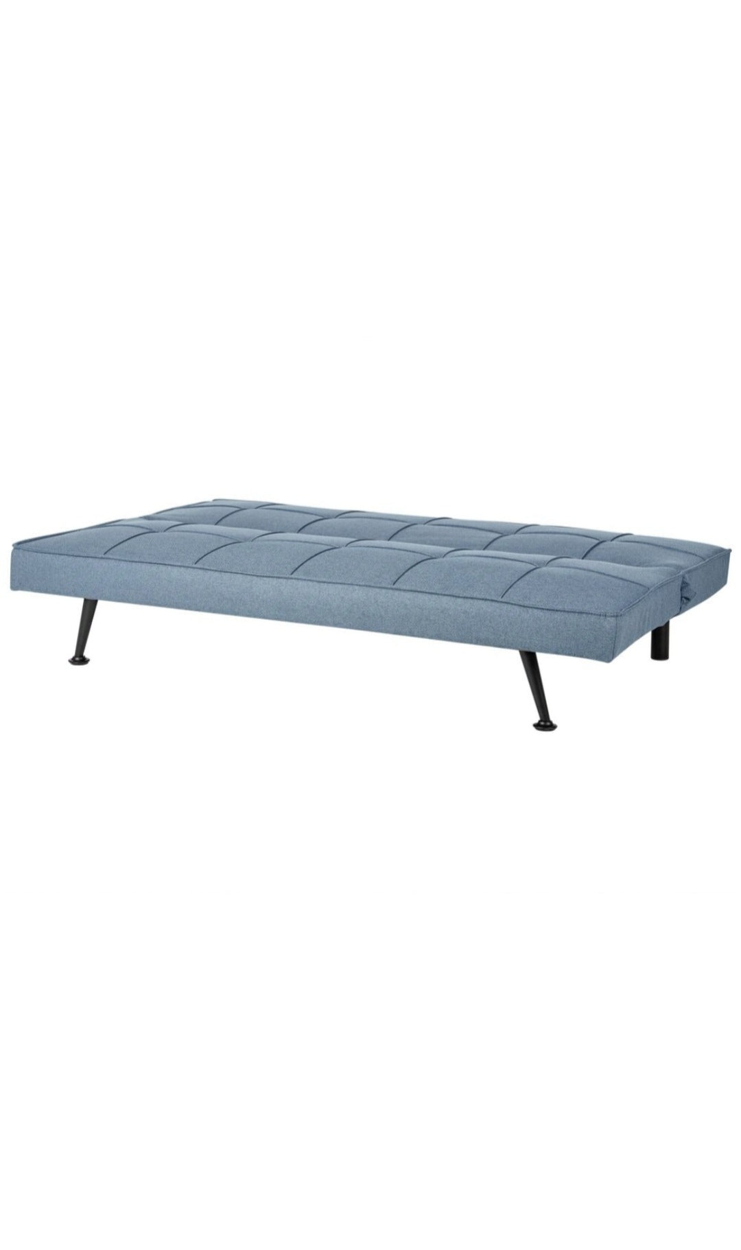 Sofá cama tela azul