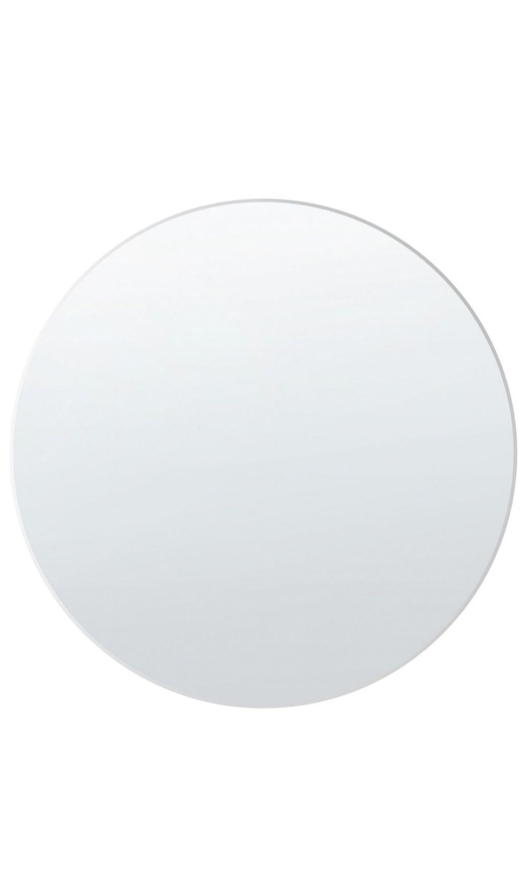 Espejo metal plateado 80cm