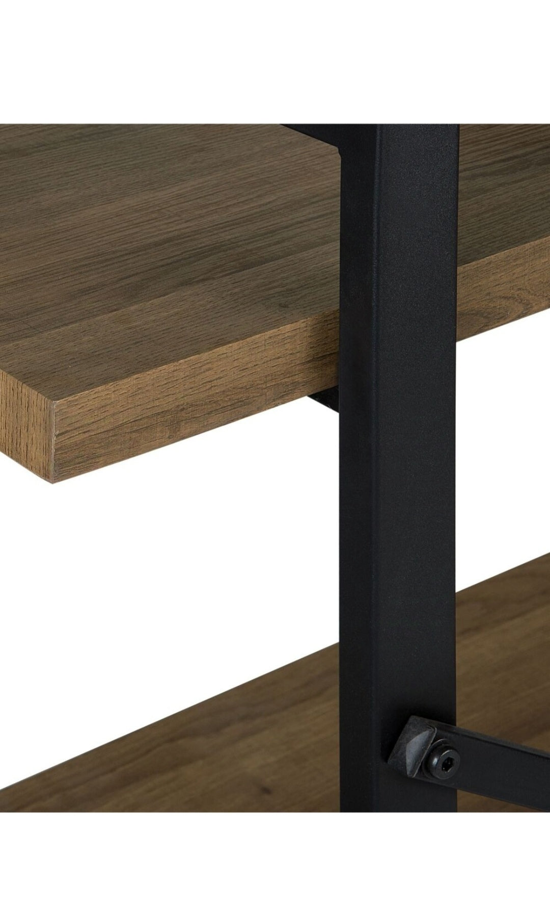 Estante 3 baldas madera oscura