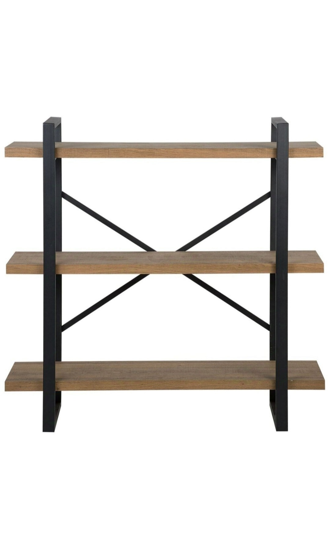 Estante 3 baldas madera oscura