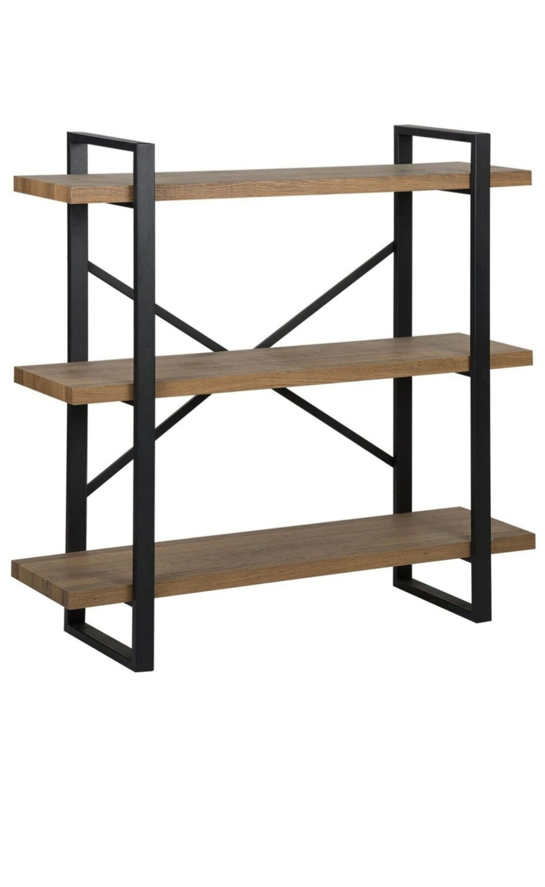 Estante 3 baldas madera oscura