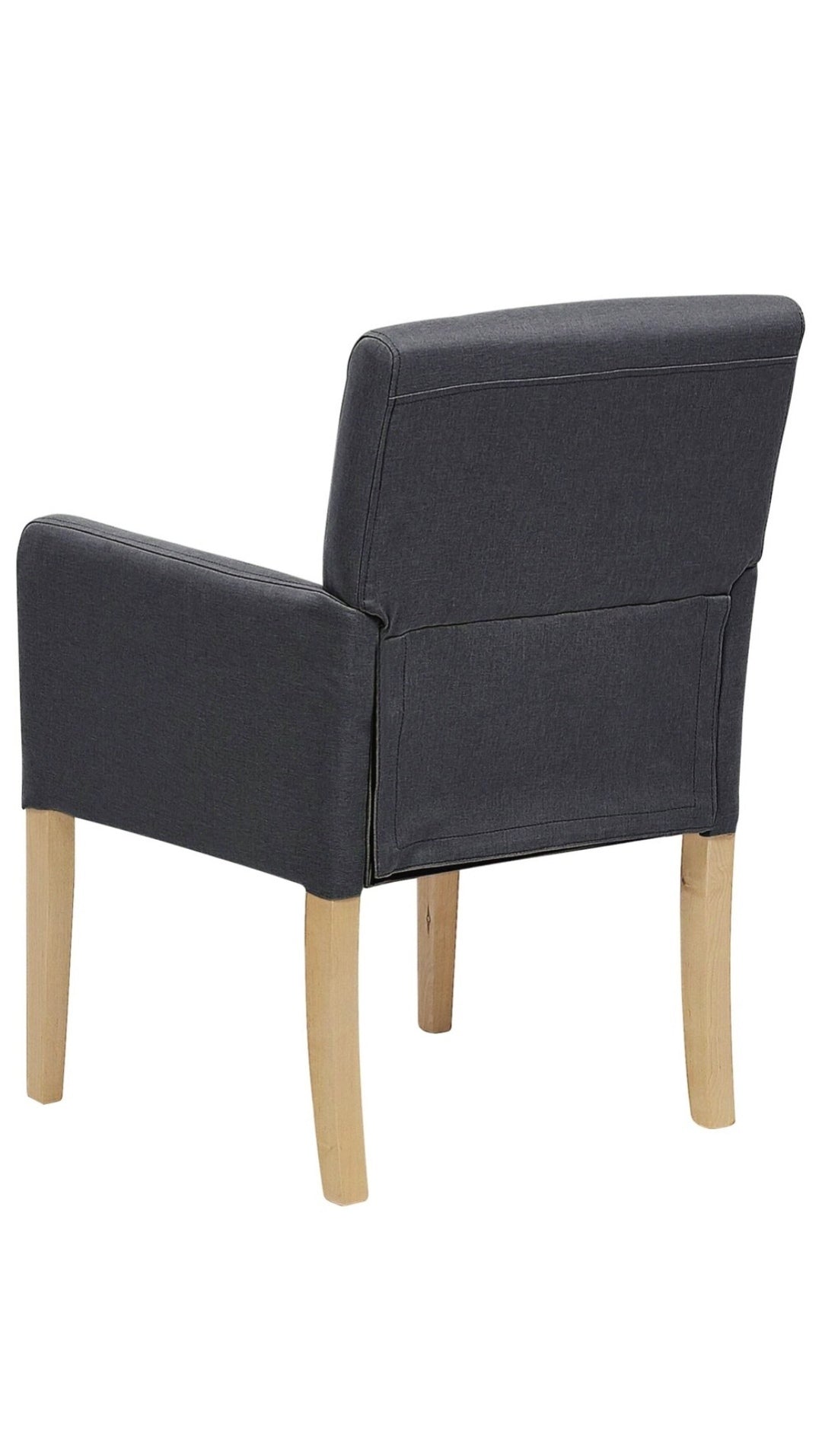 Silla de poliéster gris