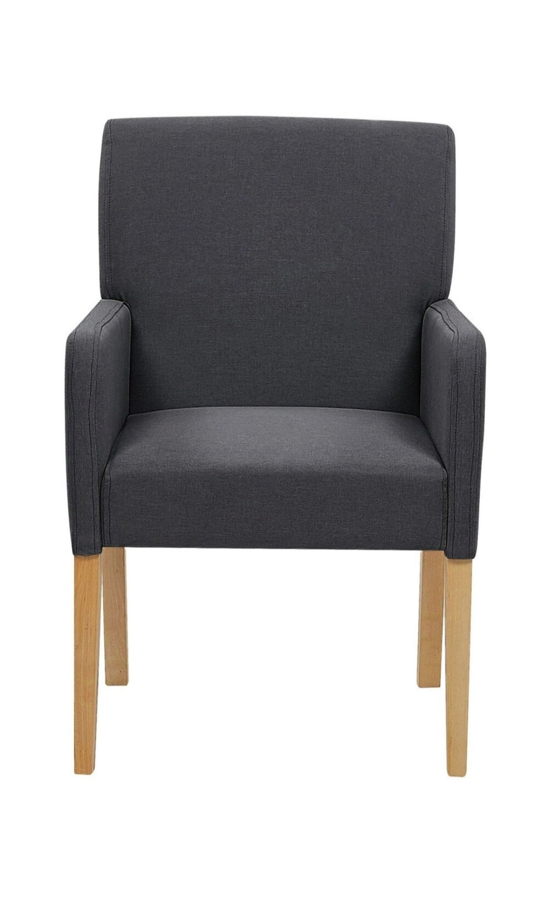 Silla de poliéster gris