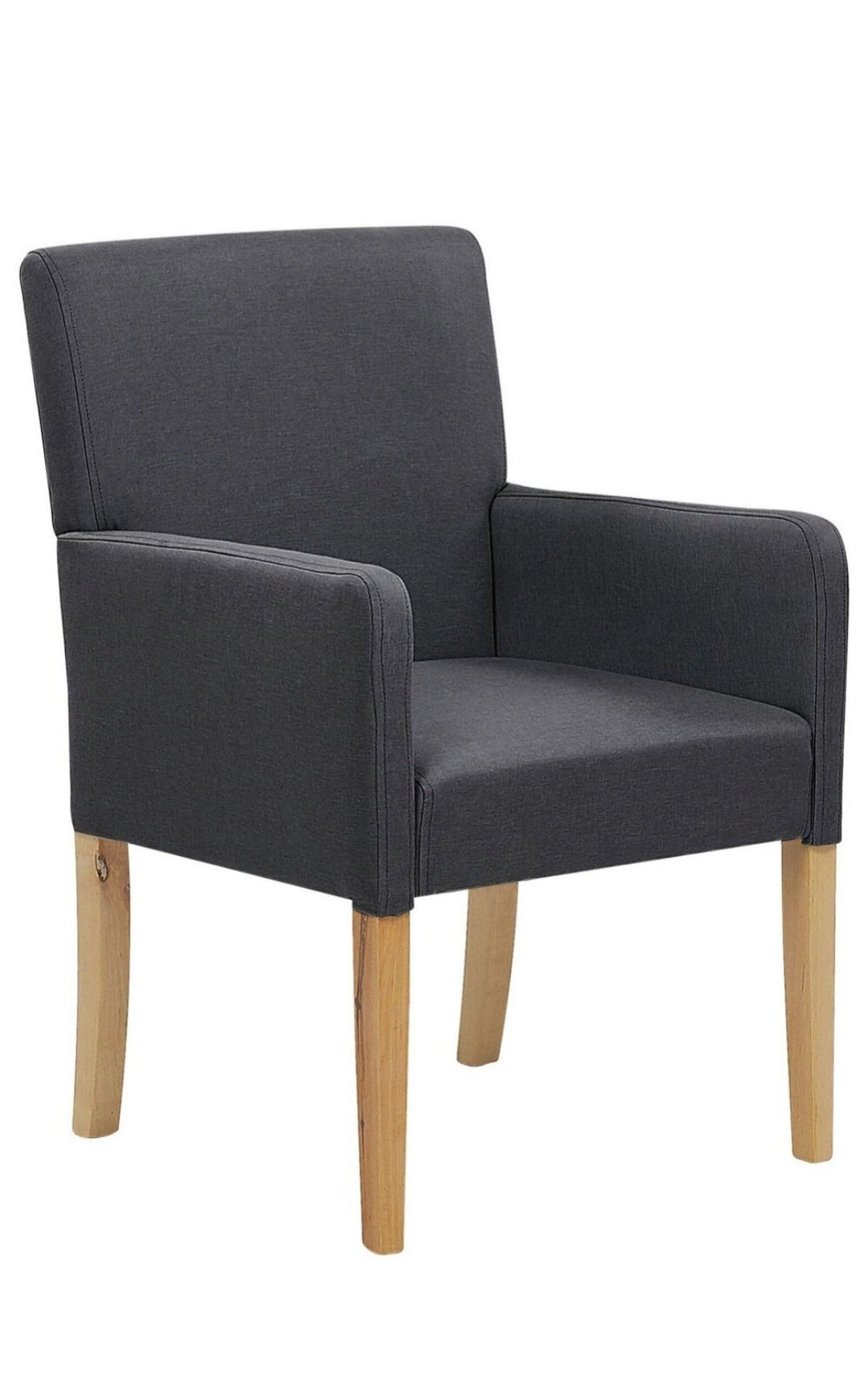 Silla de poliéster gris