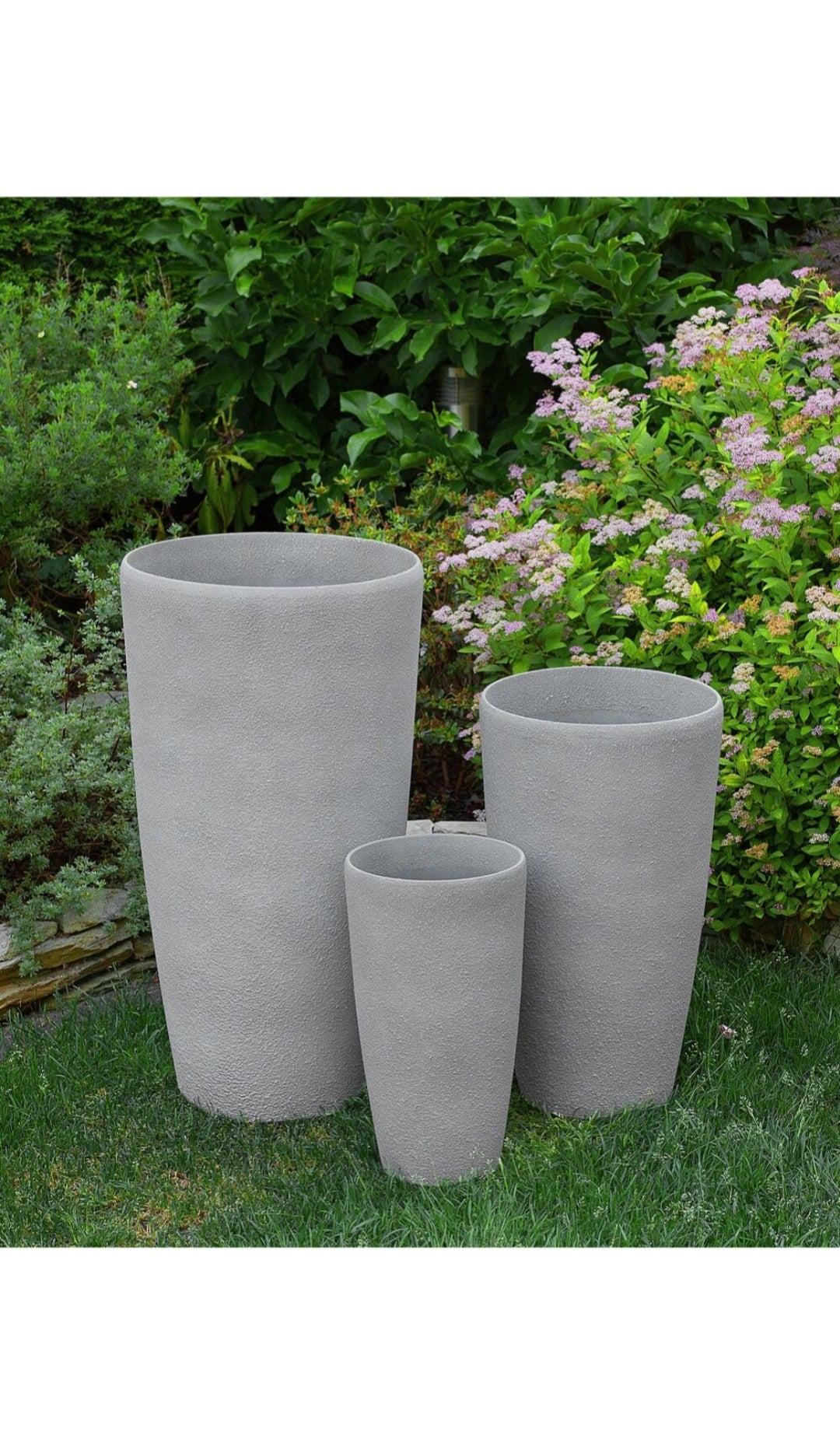 Maceta gris 31cm