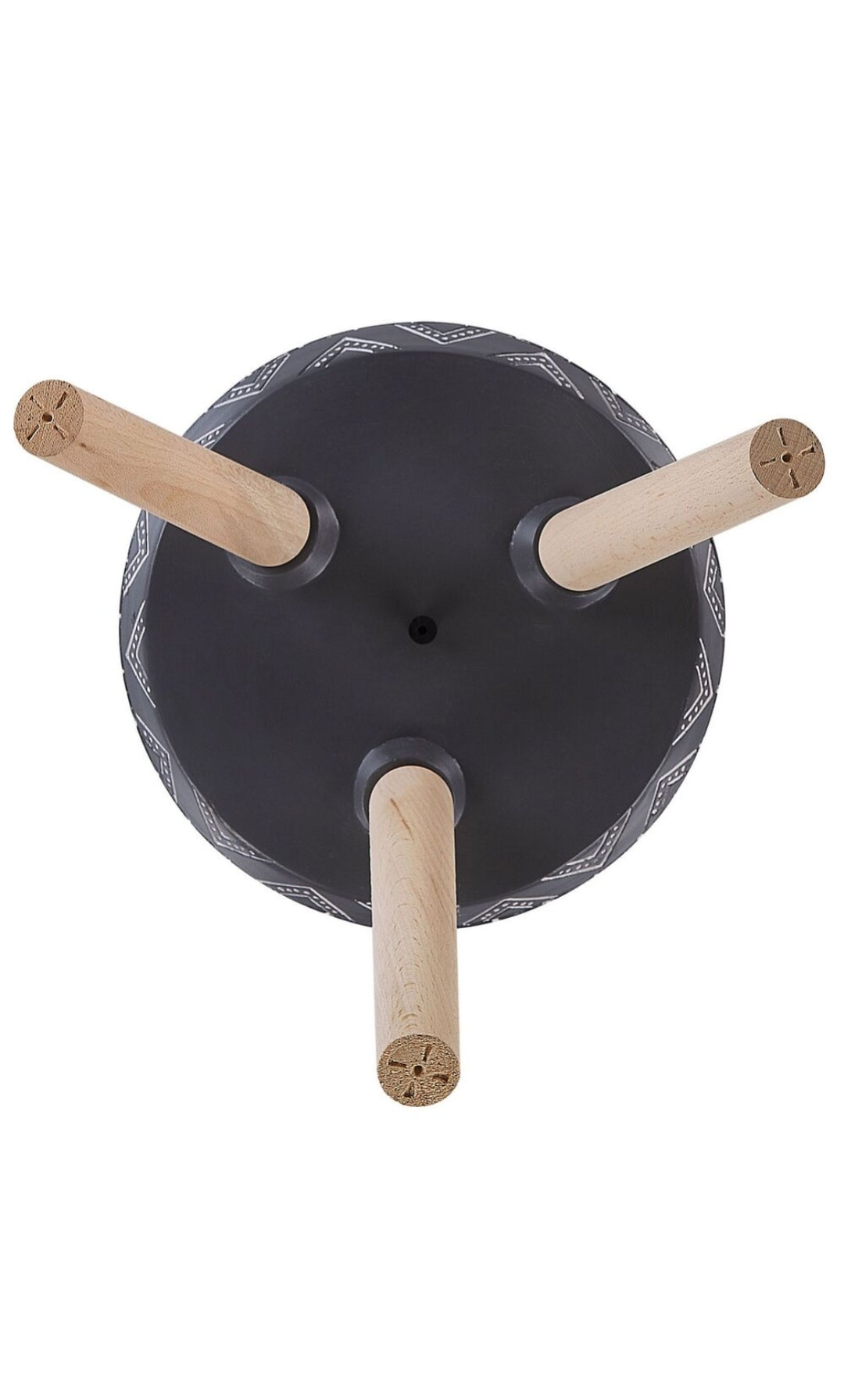 Soporte para maceta gris oscuro