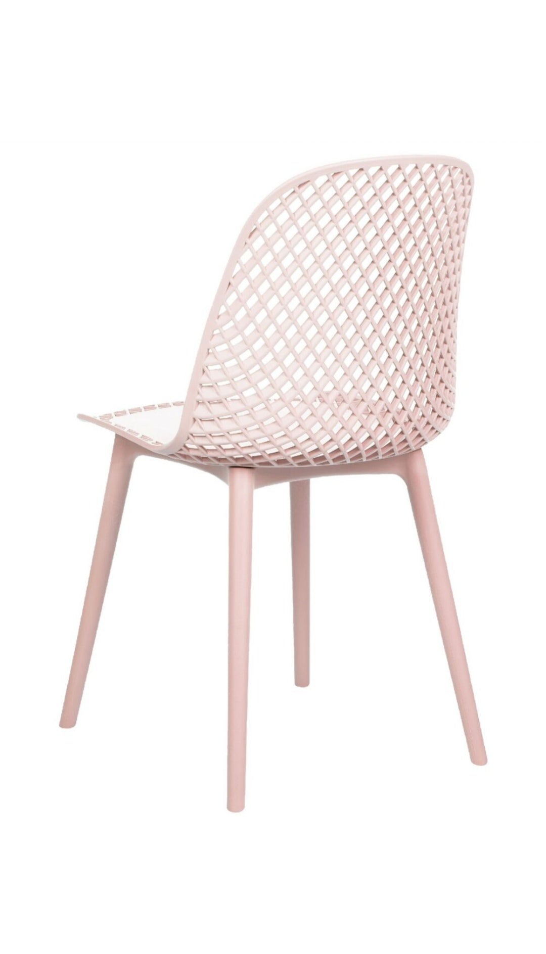 Conjunto de 4 sillas comedor rosas