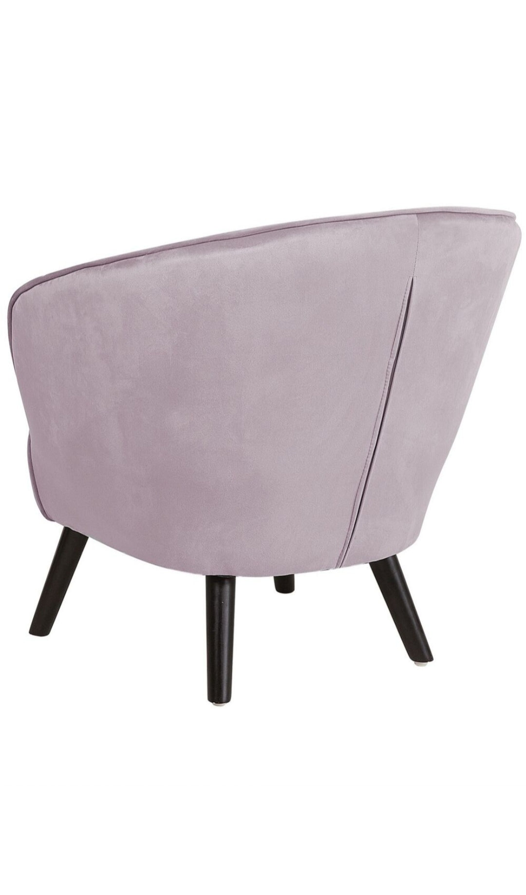 Sillón terciopelo rosa