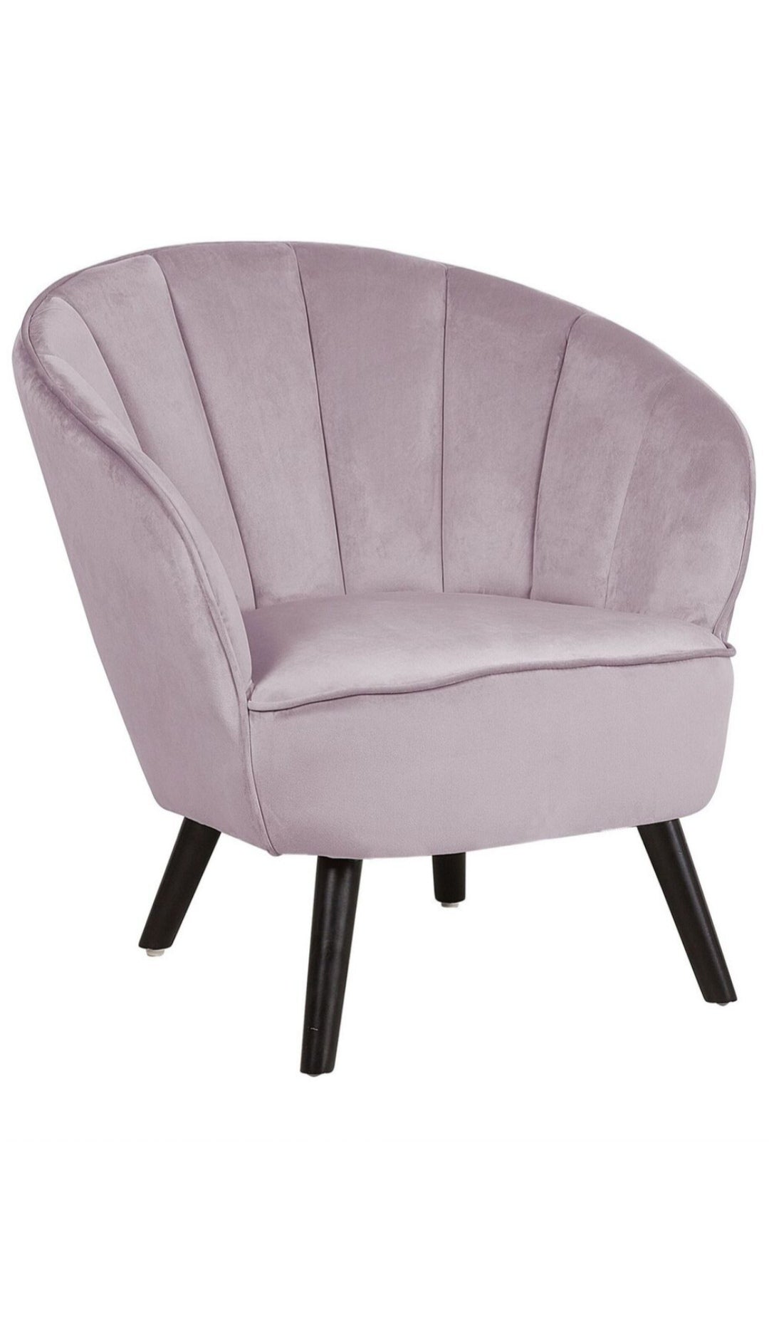Sillón terciopelo rosa