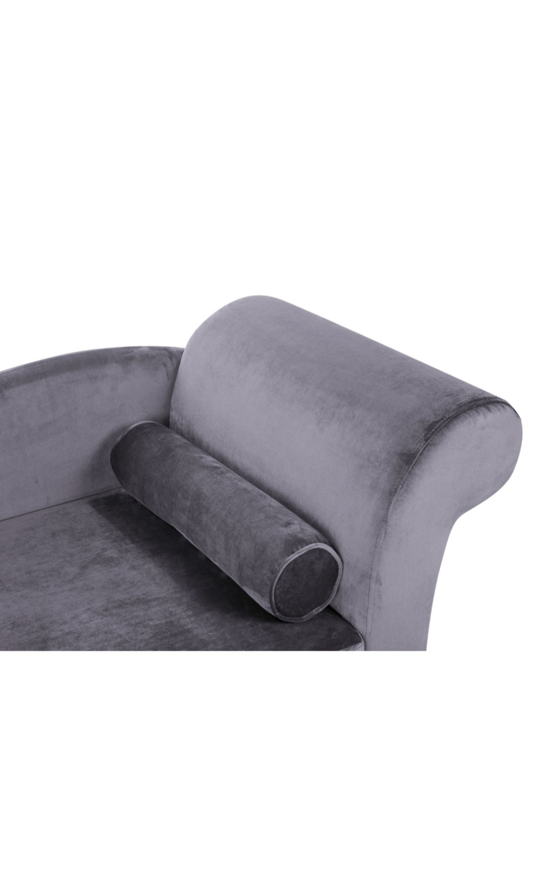 Chaise longue gris oscuro derecho