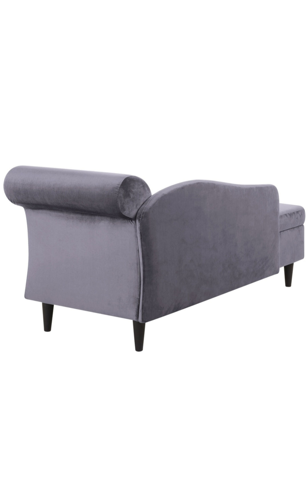 Chaise longue gris oscuro derecho
