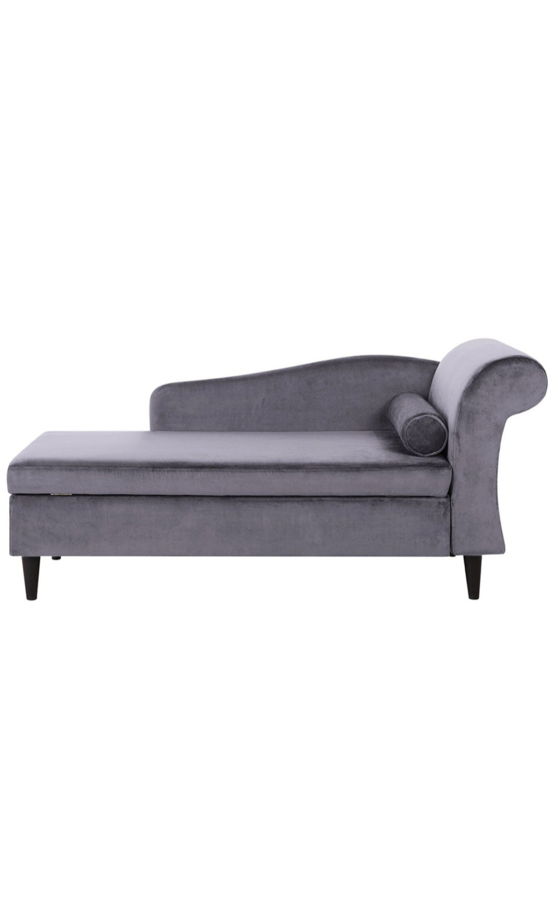 Chaise longue gris oscuro derecho