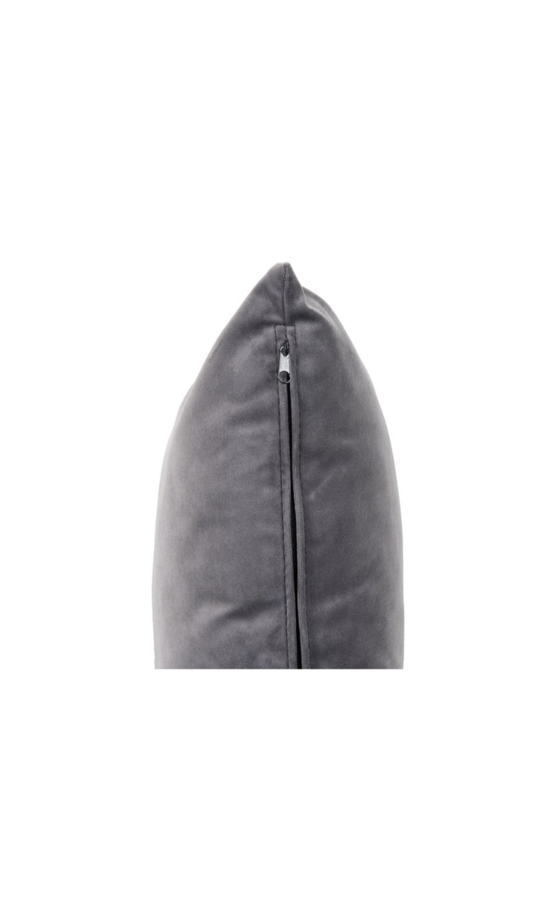 Chaise longue de terciopelo gris oscuro derecho con almacenaje