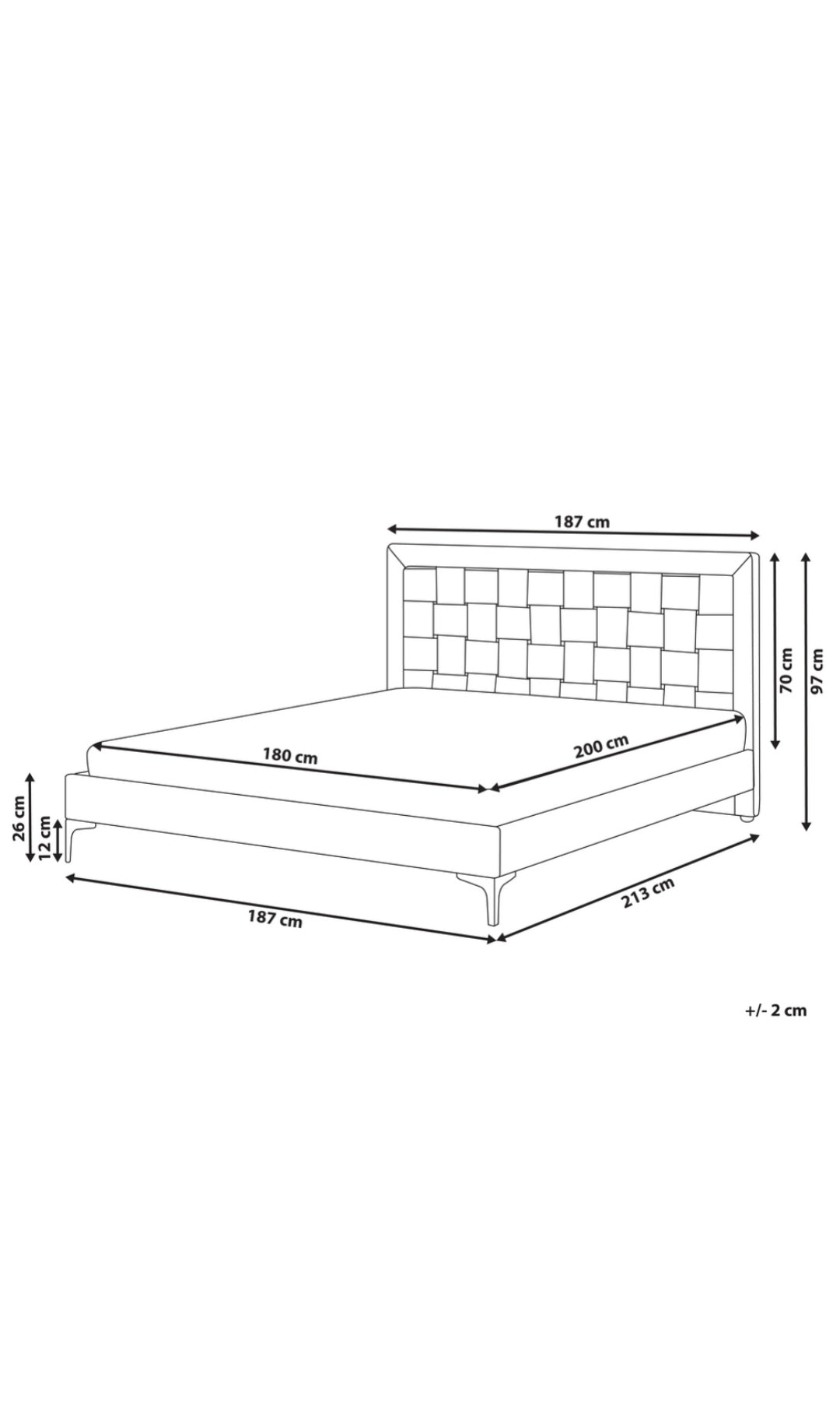 Cama con somier de terciopelo verde oscuro