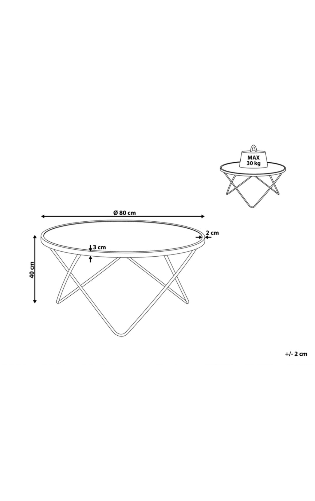 mesa de centro de vidrio templado efecto mármol plateado