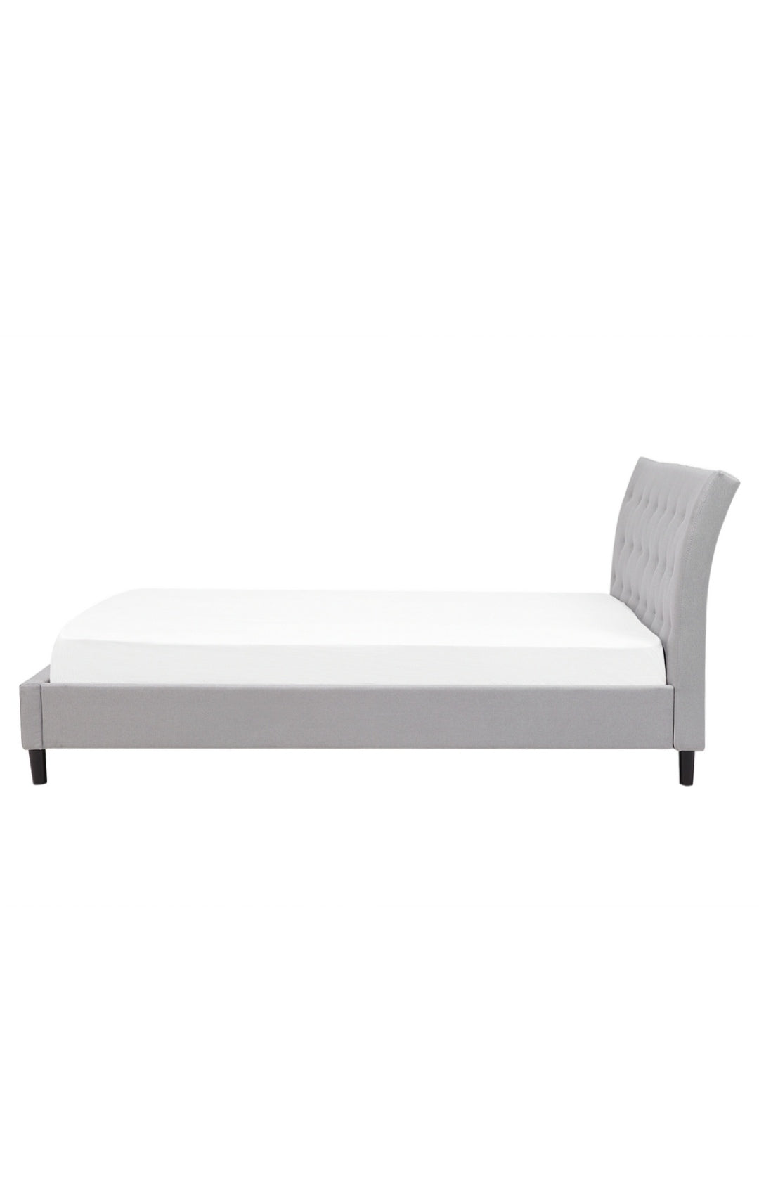 Cama tapizado gris