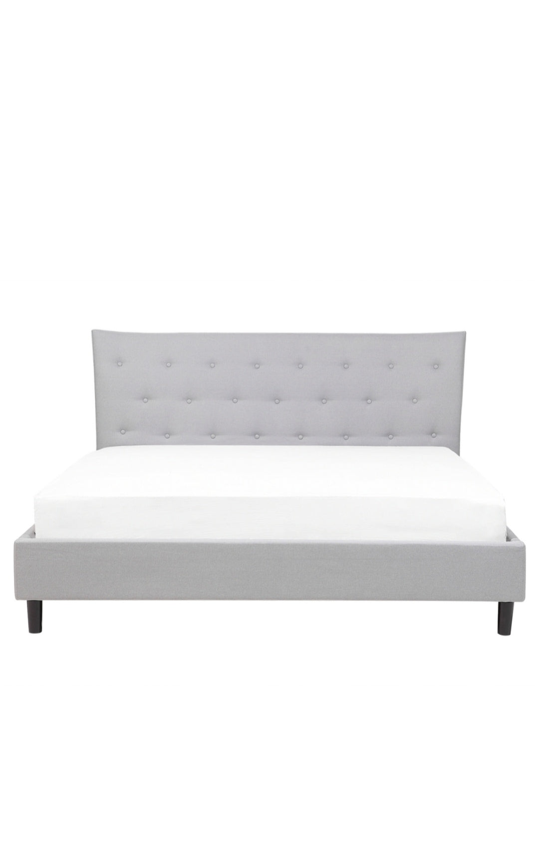 Cama tapizado gris