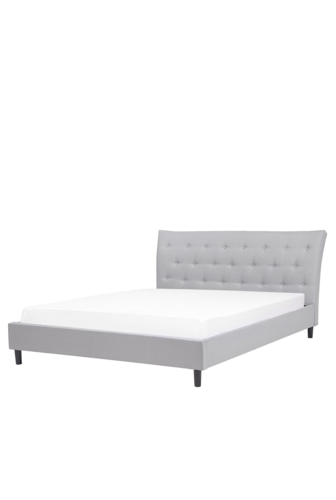 Cama tapizado gris