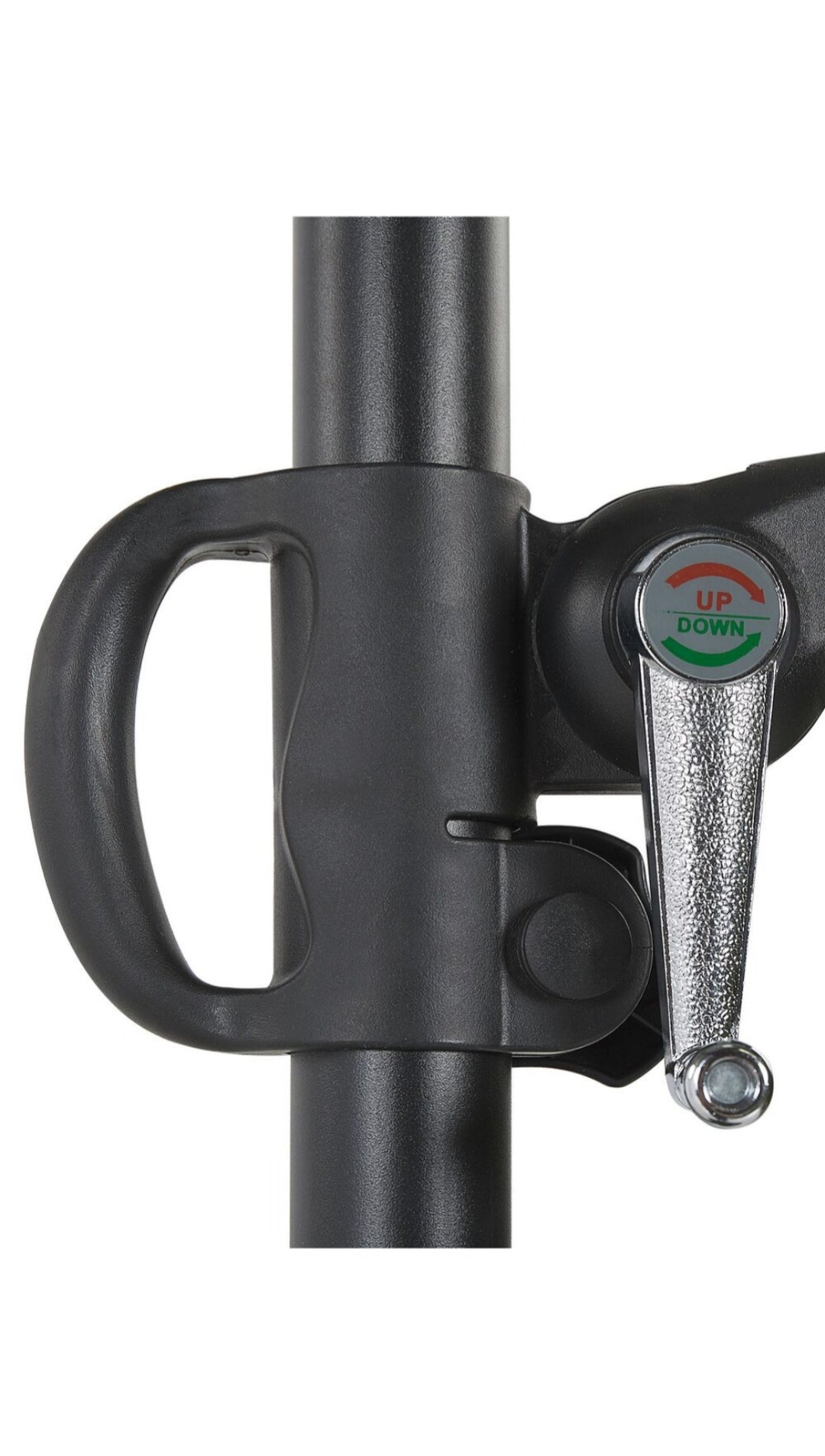 Sombrilla voladiza de poliéster gris pardo 295cm