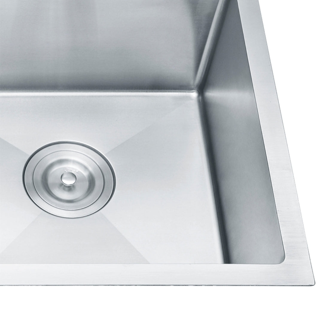 Fregadero de cocina 2 senos satinado