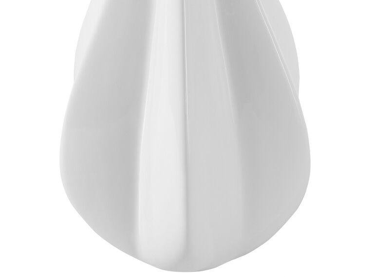 Lámpara de mesa blanca