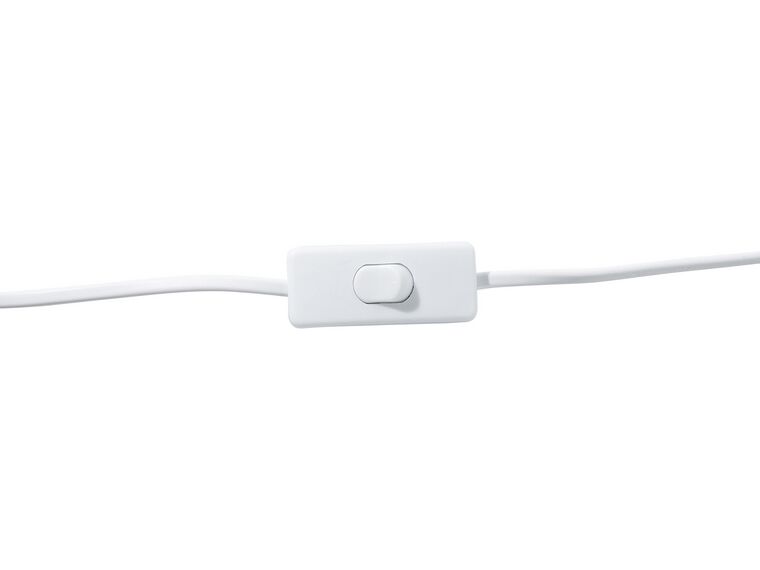 Lámpara de mesa blanca