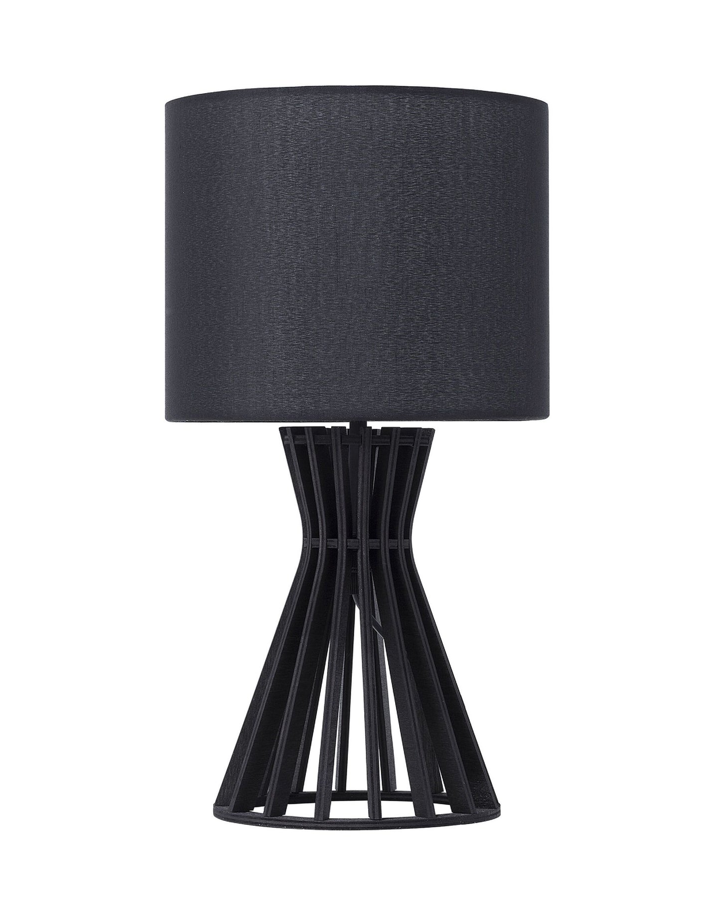 Lámpara de mesa negra