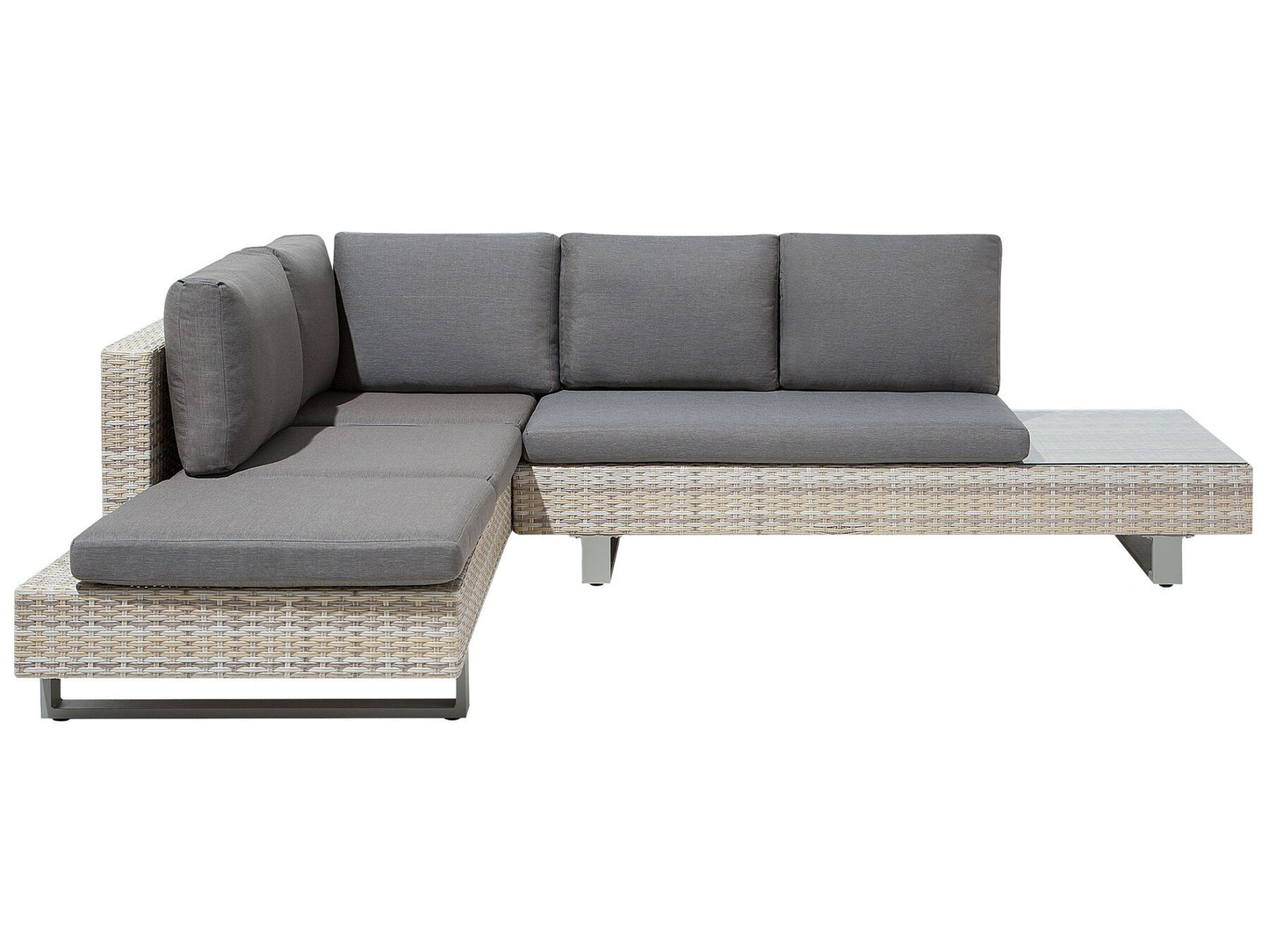 Conjunto longue Universal Ratán sintético Gris