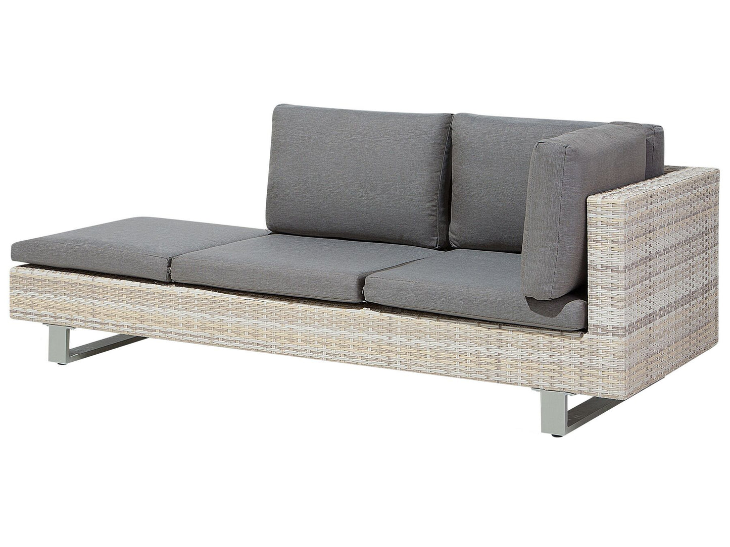 Conjunto longue Universal Ratán sintético Gris