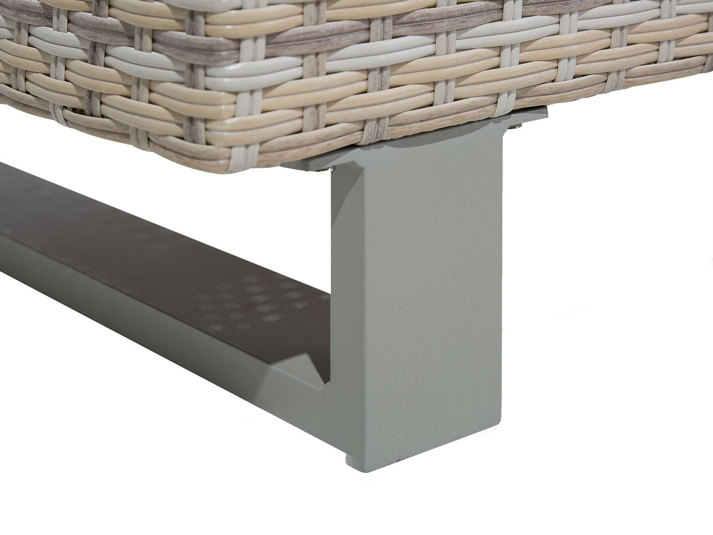 Conjunto longue Universal Ratán sintético Gris