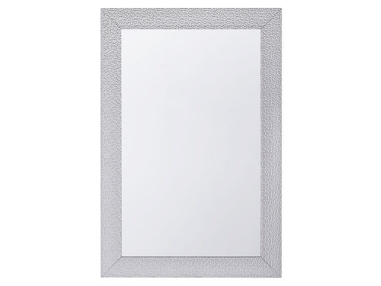 Espejo de pared plateado