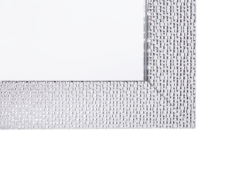 Espejo de pared plateado