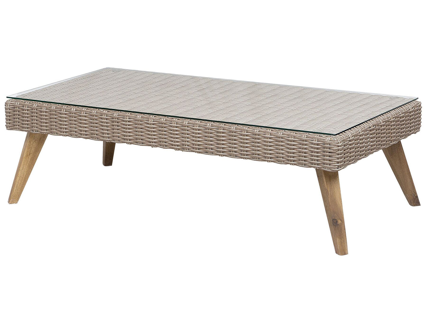 Conjunto de jardín Ratán sintético Gris