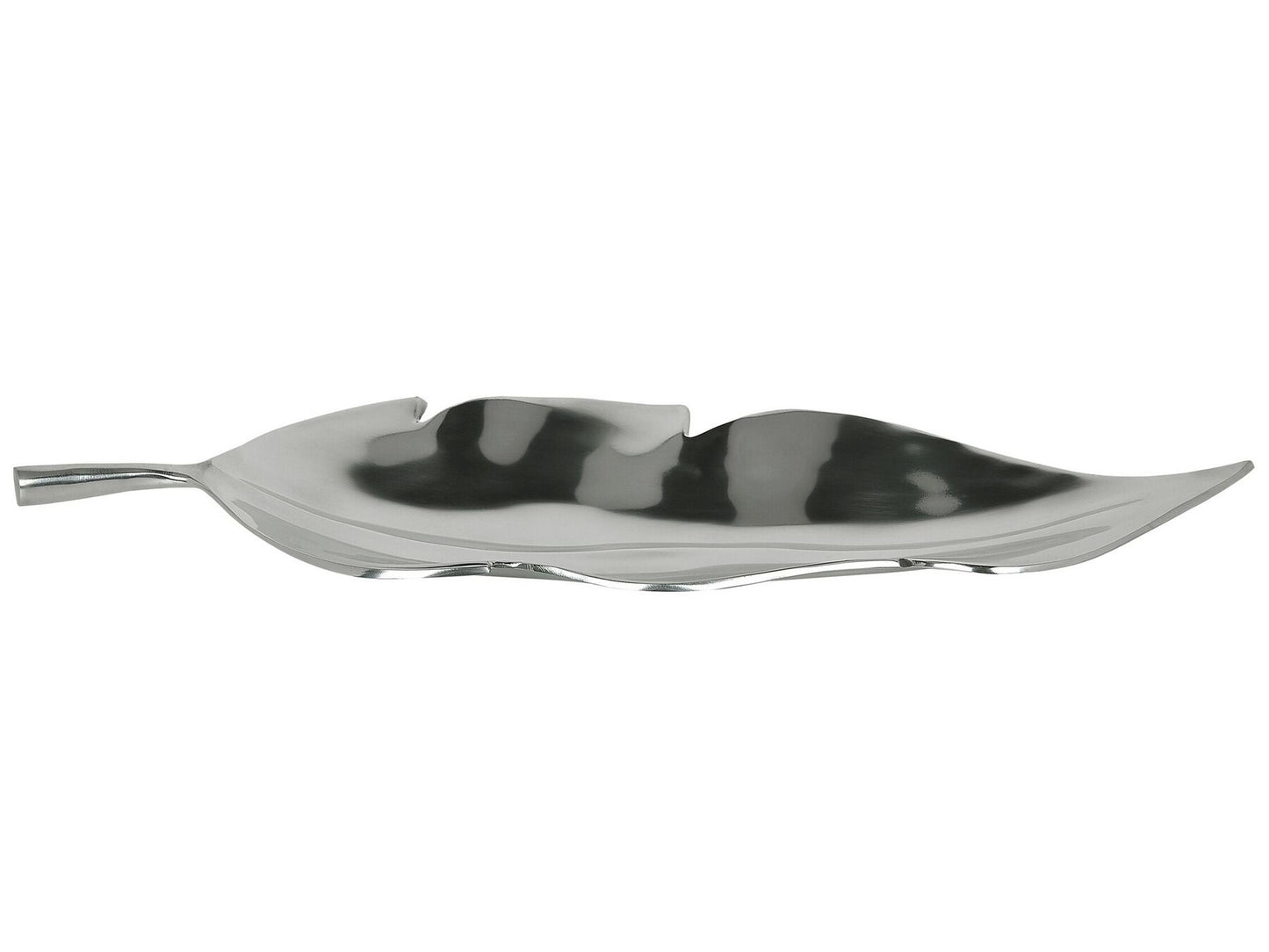 Plato decorativo plateado 49 cm