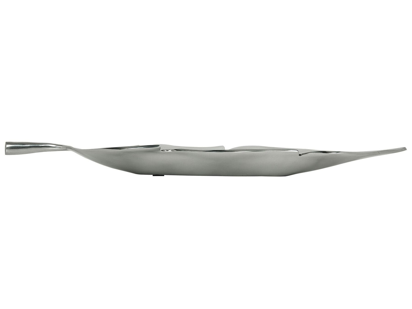 Plato decorativo plateado 49 cm