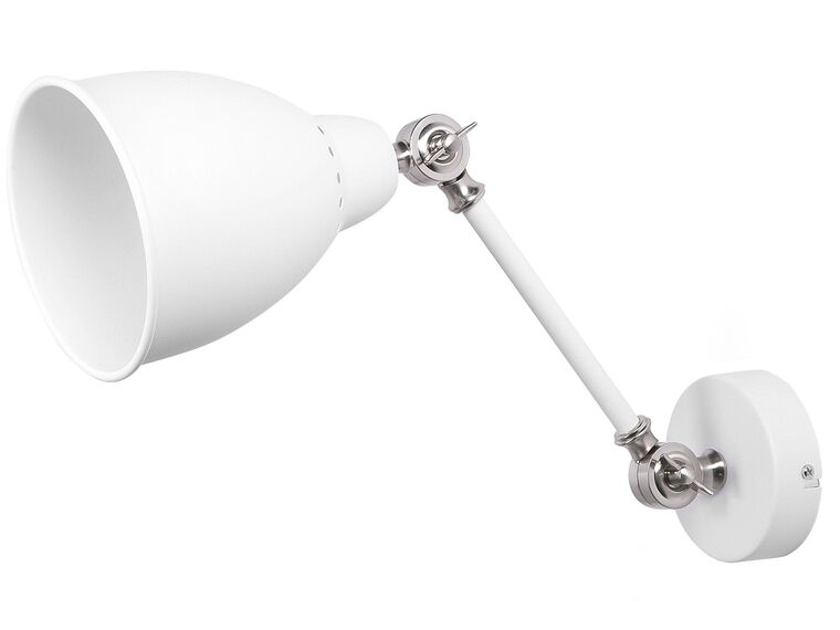 Conjunto de 2 lámparas de pared blanco