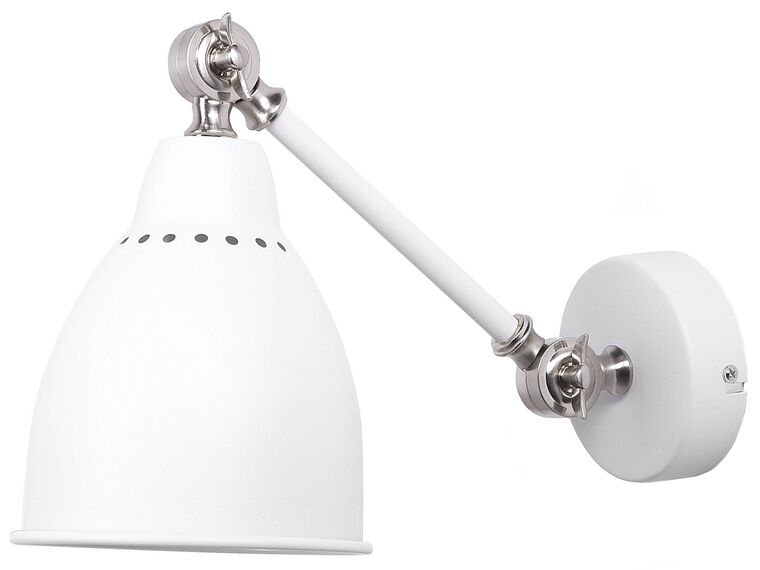 Conjunto de 2 lámparas de pared blanco