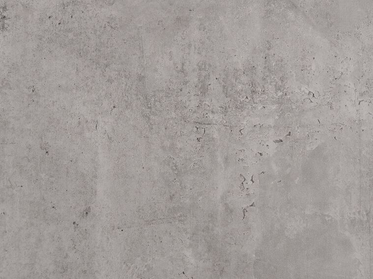 Mesa de comedor gris claro/negro 140 x 80 cm