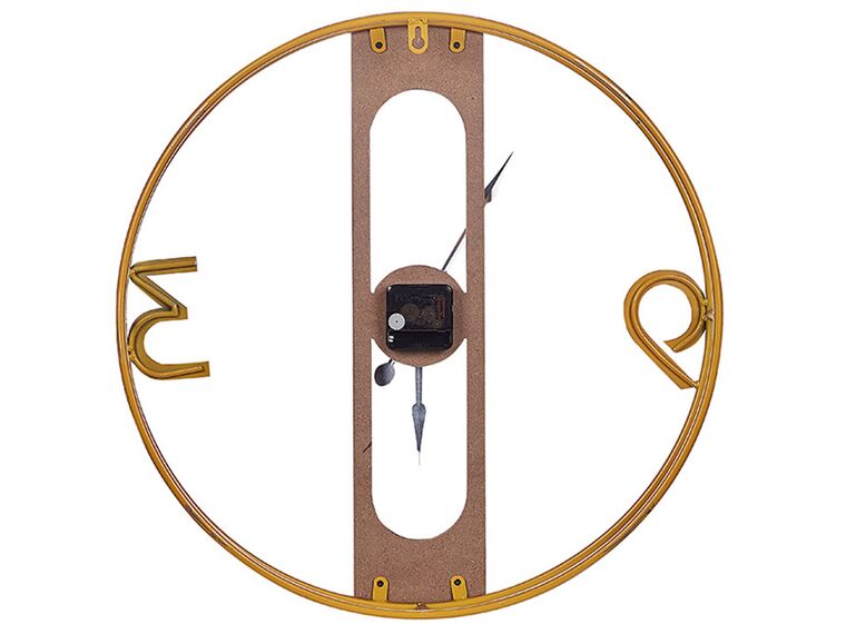 Reloj de pared madera clara