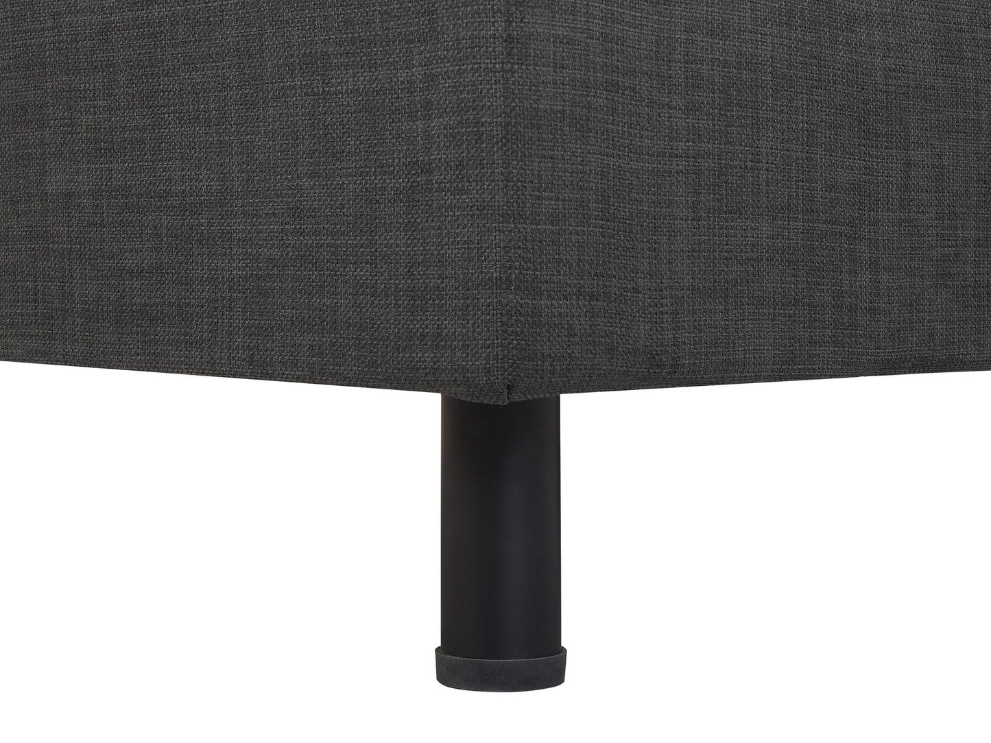 Cama articulada eléctrica de poliéster gris oscuro 160 x 200 cm