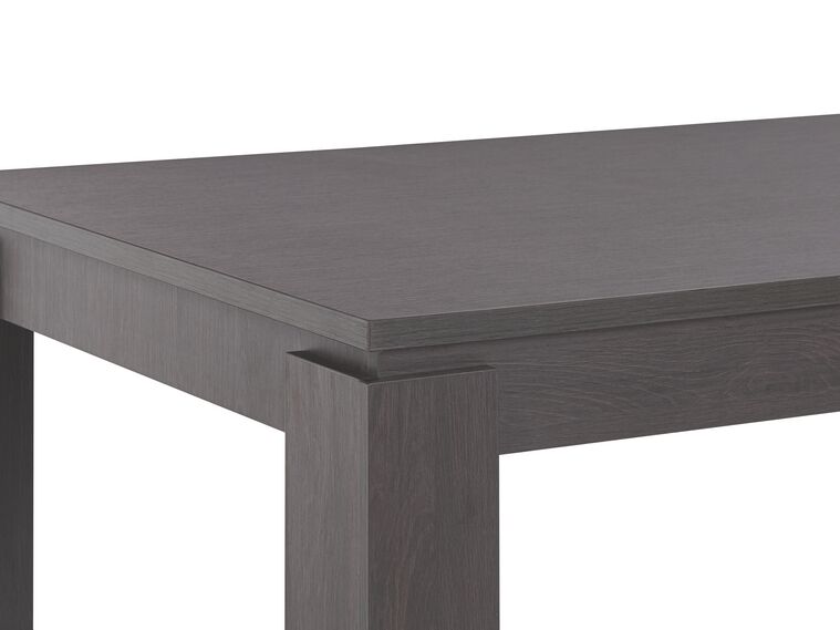Mesa de comedor madera oscura