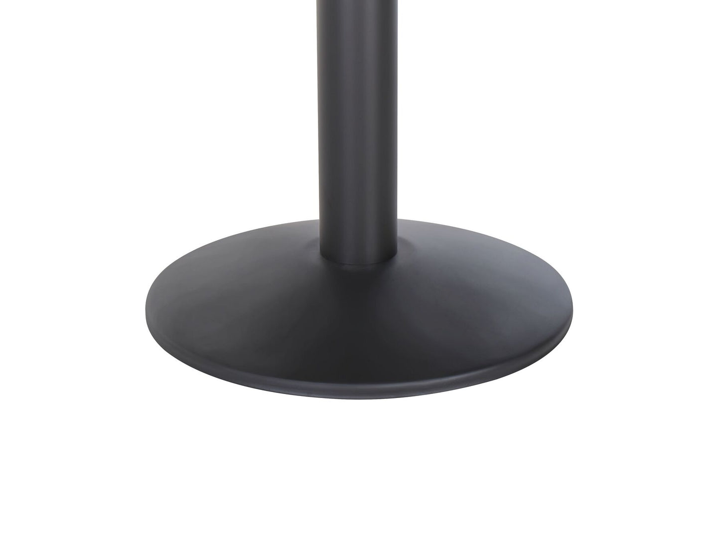 Mesa de jardín madera clara/negro 60 x 60 cm
