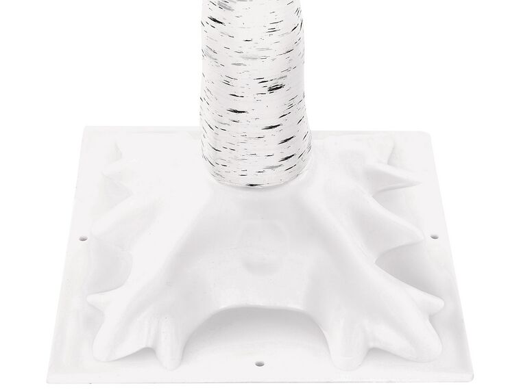 Árbol de Navidad LED de metal blanco 190 cm