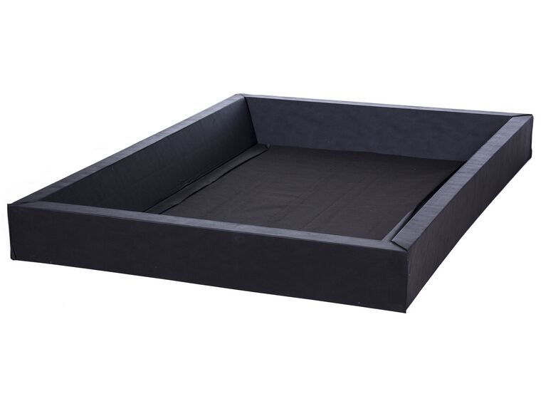 Cama de agua de terciopelo gris claro