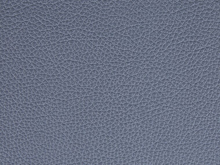 Silla oficina reclinable de piel sintética gris/blanco